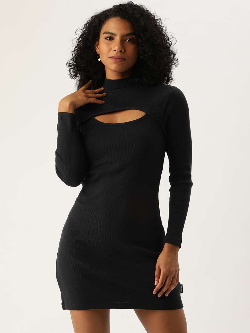 F21 black dress store