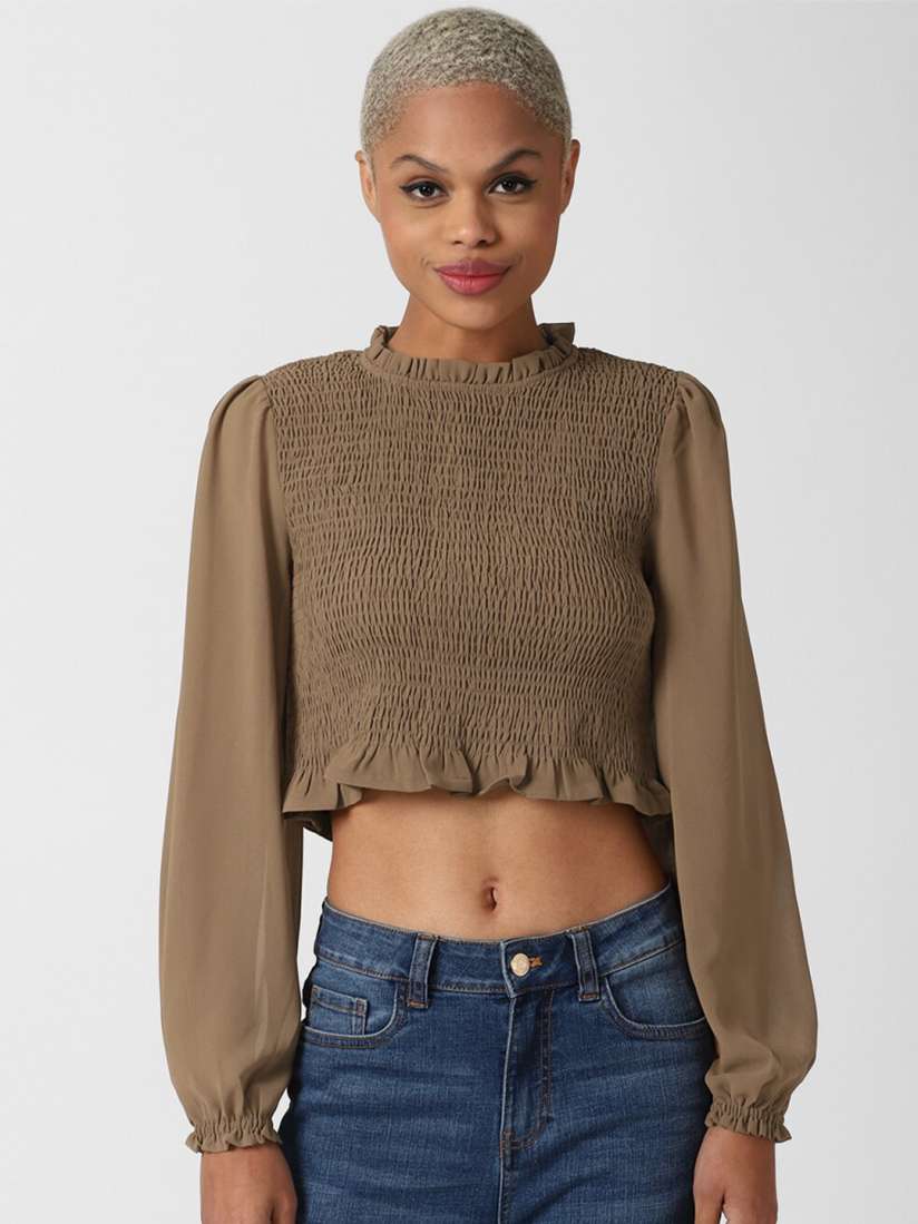 Bishop sleeve blouse forever 21 top
