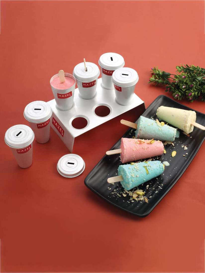 Buy HAZEL Silver Toned Solid Aluminium Kulfi Mould Bakeware for Unisex 17023128 Myntra