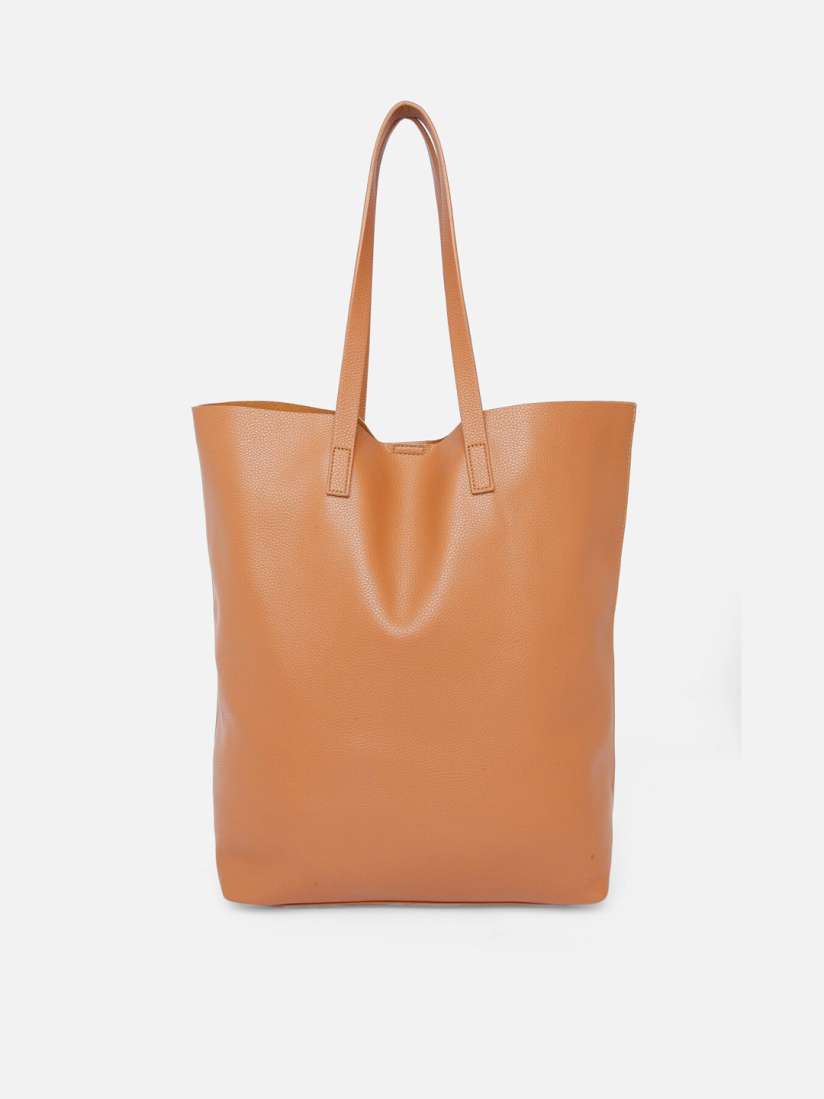 Buy Vero Moda Brown Oversized Structured Tote Bag Handbags for Women 17028990 Myntra