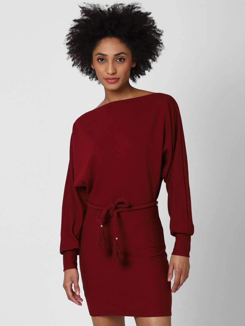 Forever 21 maroon dress outlet