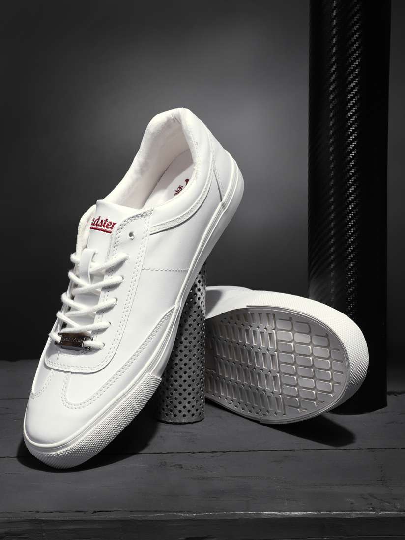 Roadster white sneakers myntra top