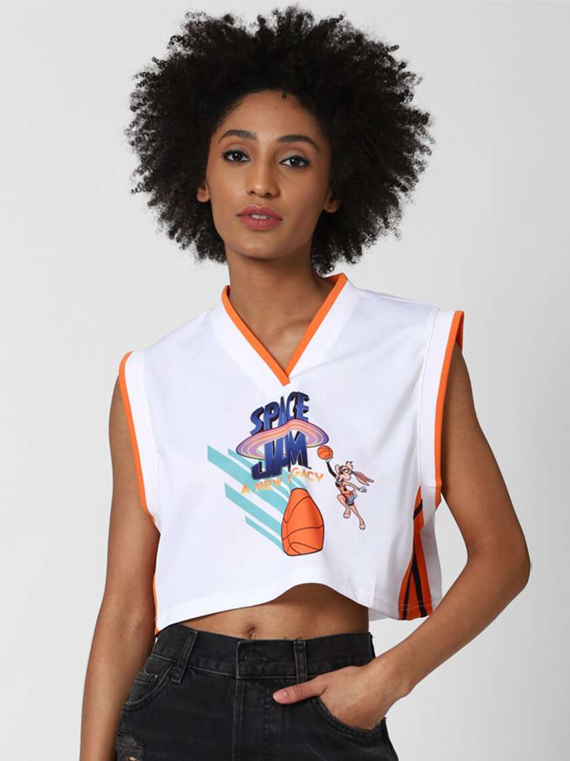 Jersey crop top forever 21 best sale