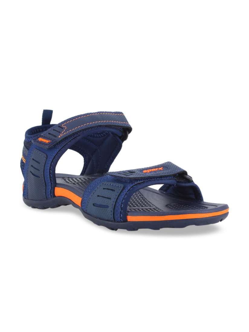 Sparx navy blue orange sandals sales