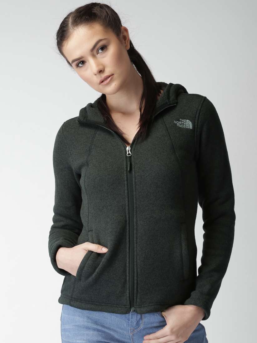 Buy The North Face Women Grey Active Fit Hooded Jacket Jackets for Women 1704141 Myntra