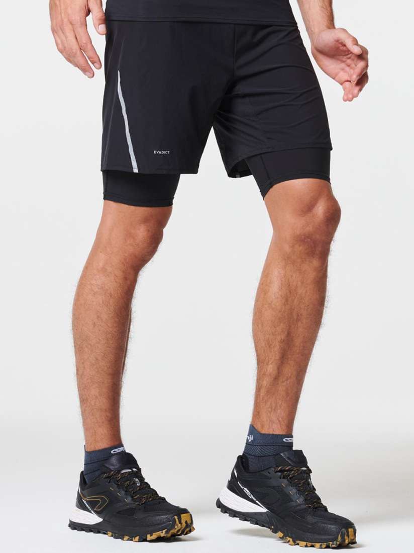 Buy EVADICT By Decathlon Black Solid Trail Running Tights Tights for Men 17042498 Myntra