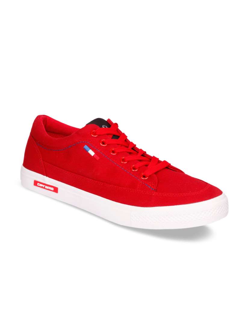 Buy CIPRAMO SPORTS Men Red Canvas Sneakers Casual Shoes for Men 17045764 Myntra