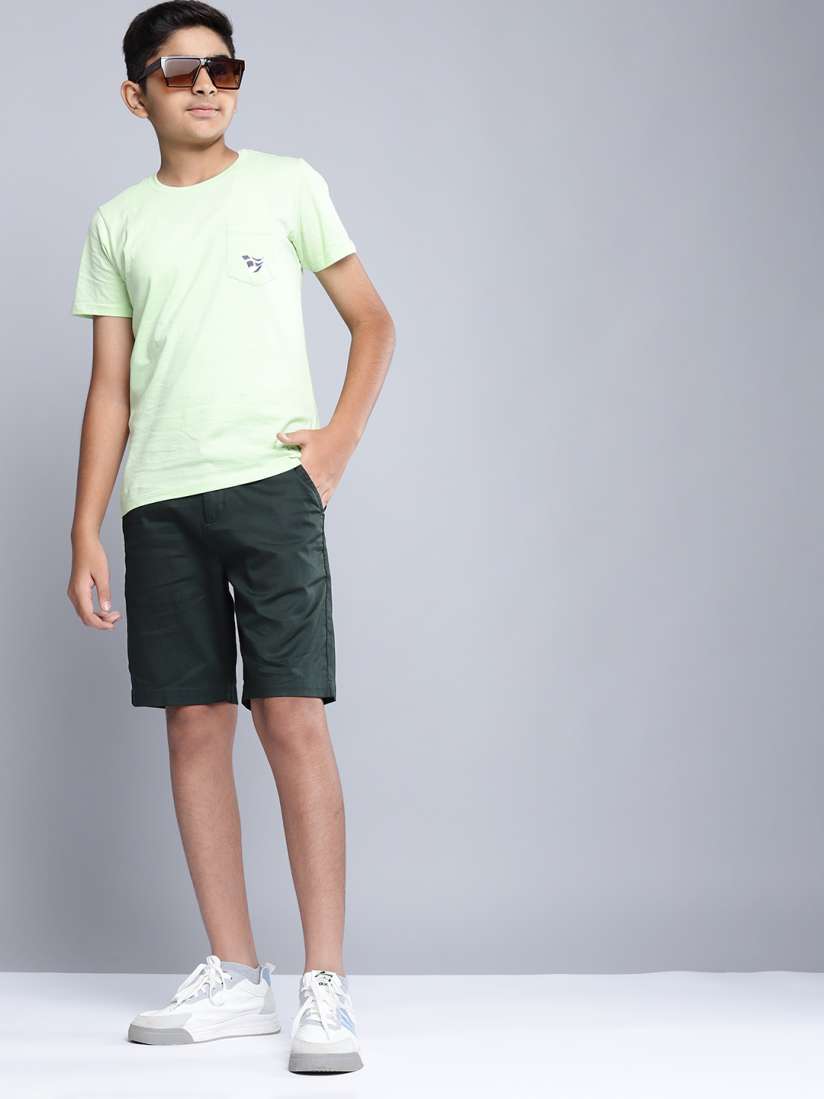 Boys black chino shorts new arrivals