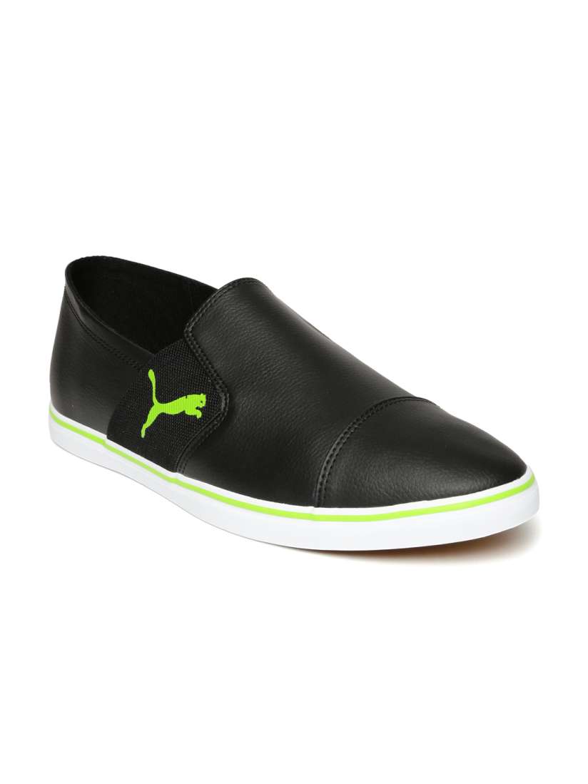 Buy PUMA Men Black Elsu V2 Slip Ons Casual Shoes for Men 1705672 Myntra