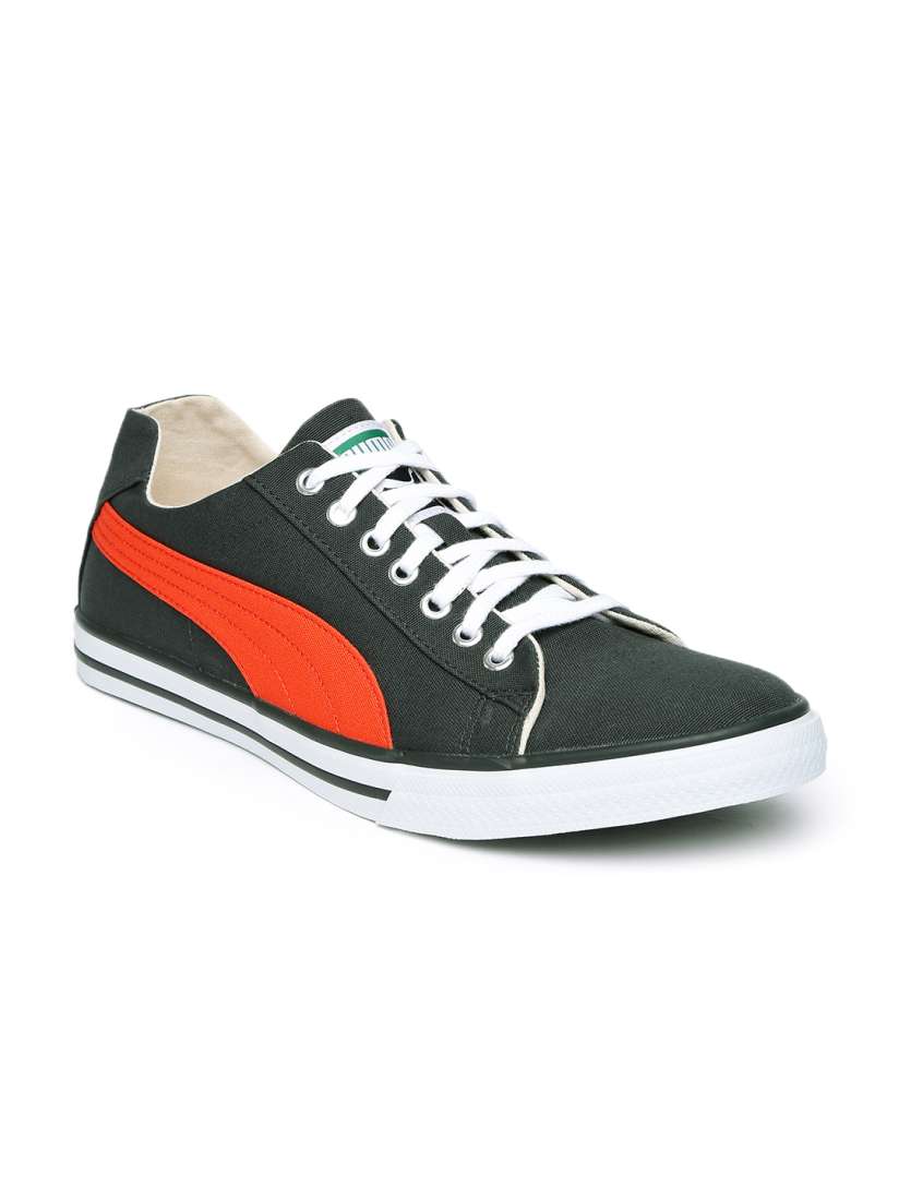 Buy PUMA Men Charcoal Grey Orange Hip Hop 6 IDP Sneakers Casual Shoes for Men 1705681 Myntra
