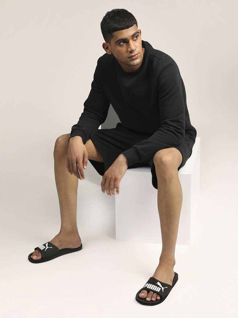 Buy PUMA Unisex Black Purecat Flip Flops Flip Flops for Unisex 1705699 Myntra
