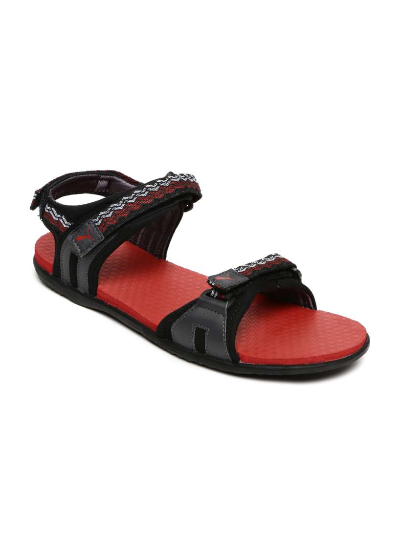 Buy PUMA Unisex Black Red Zoom IDP Colourblocked Sports Sandals Sandals for Unisex 1705884 Myntra
