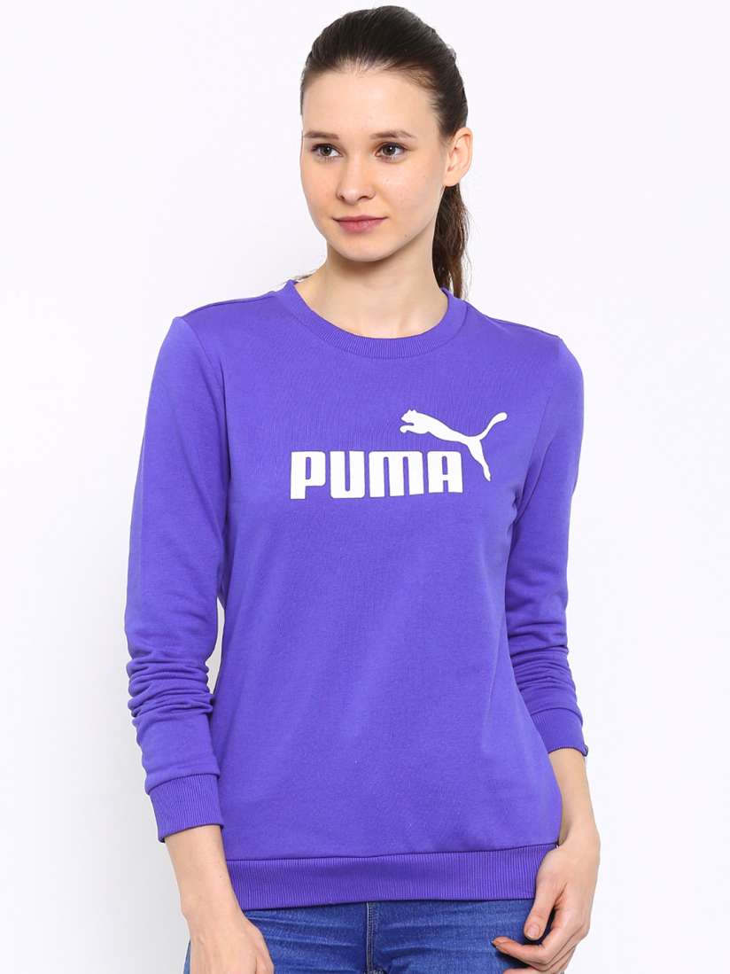 Purple puma sweatshirt on sale
