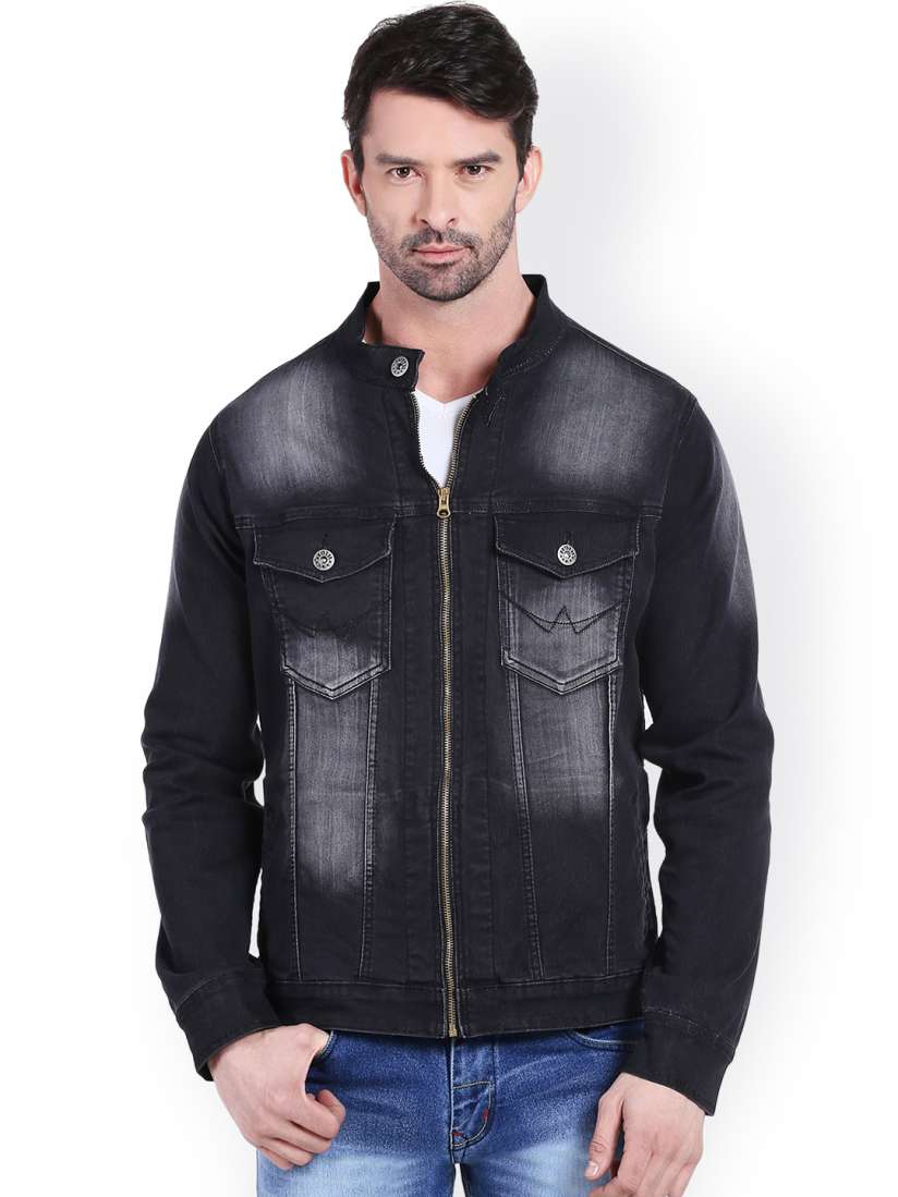 Buy High Star Black Denim Jacket Jackets for Men Myntra