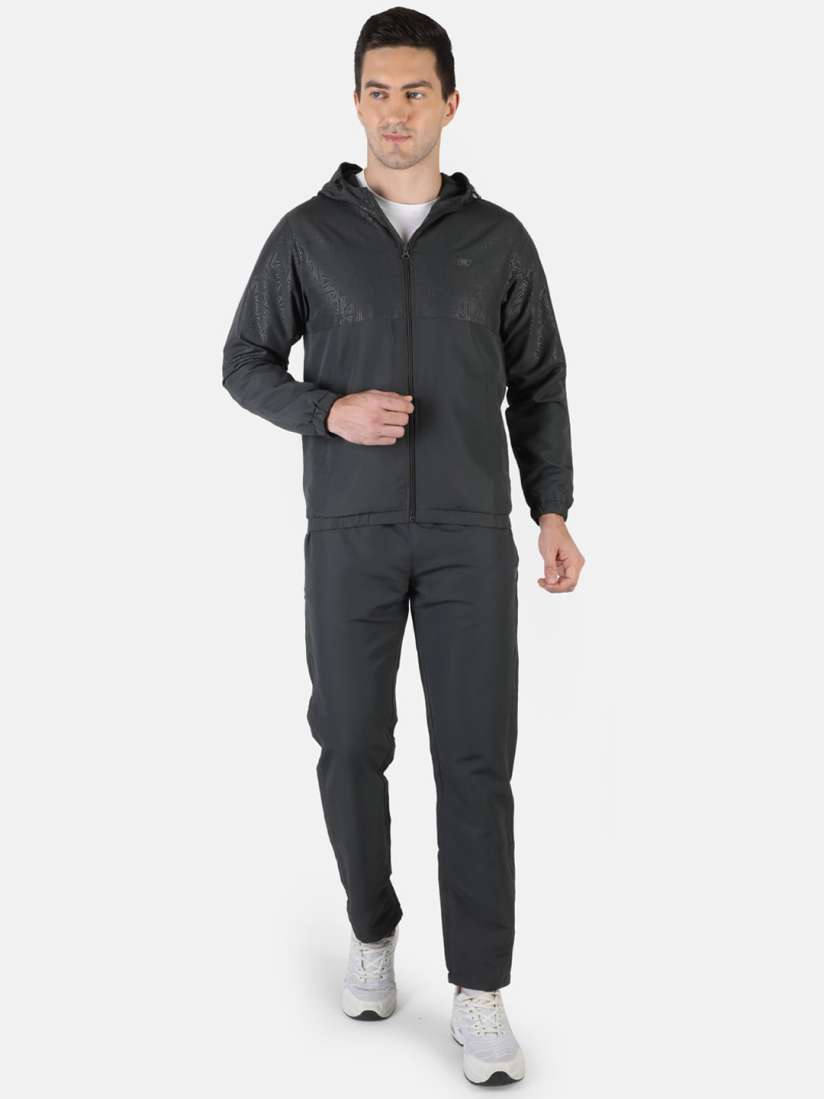Buy Monte Carlo Men Charcoal Grey Solid Track Suit Tracksuits for Men 17063944 Myntra