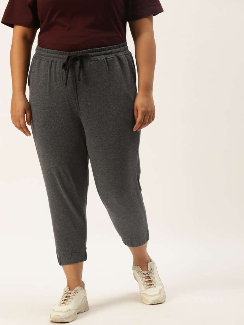 Plus size slim fit joggers best sale