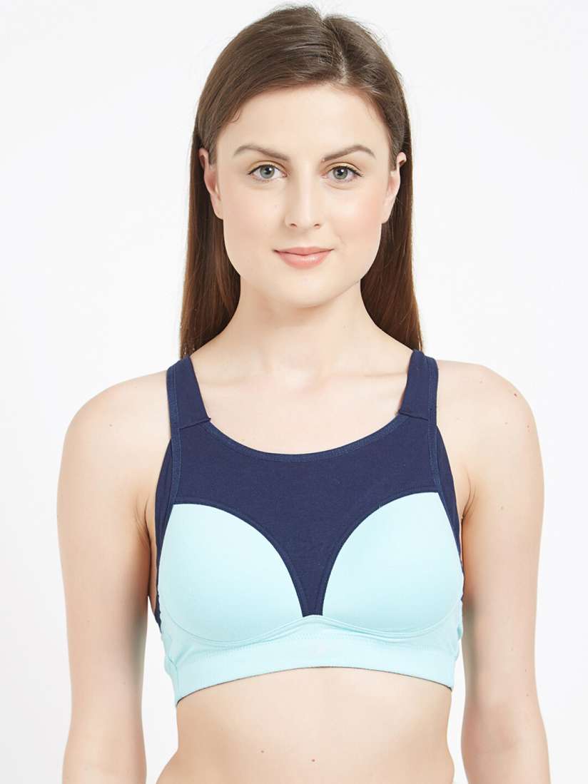 Buy Soie Colourblocked Lightly Padded Sports Bra Bra for Women 17067458 Myntra