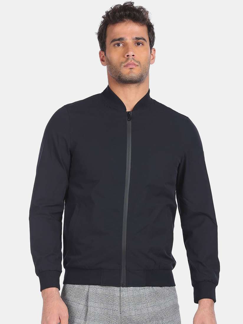 Buy Arrow Sport Men Blue Bomber Jacket Jackets for Men 17074698 Myntra