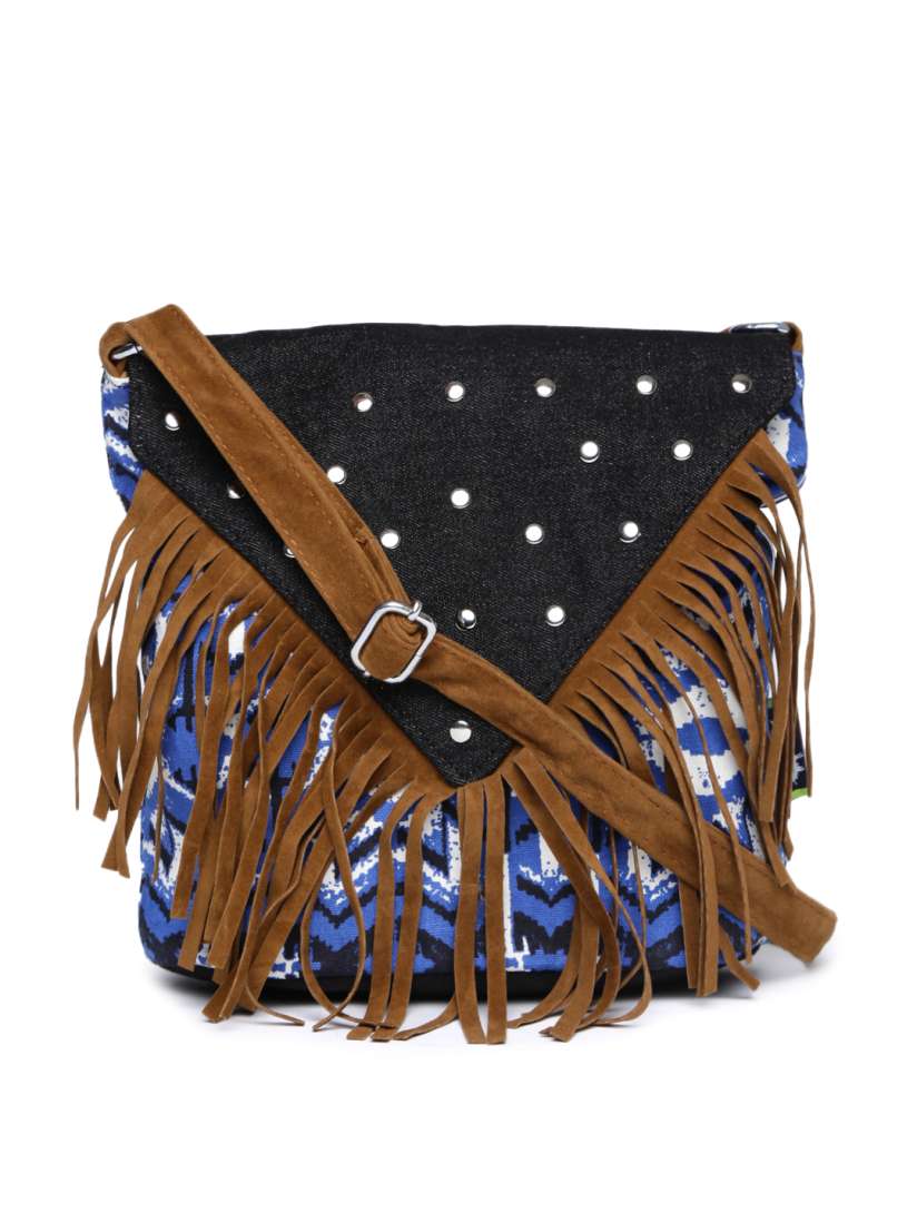 Kanvas katha sling bags hot sale