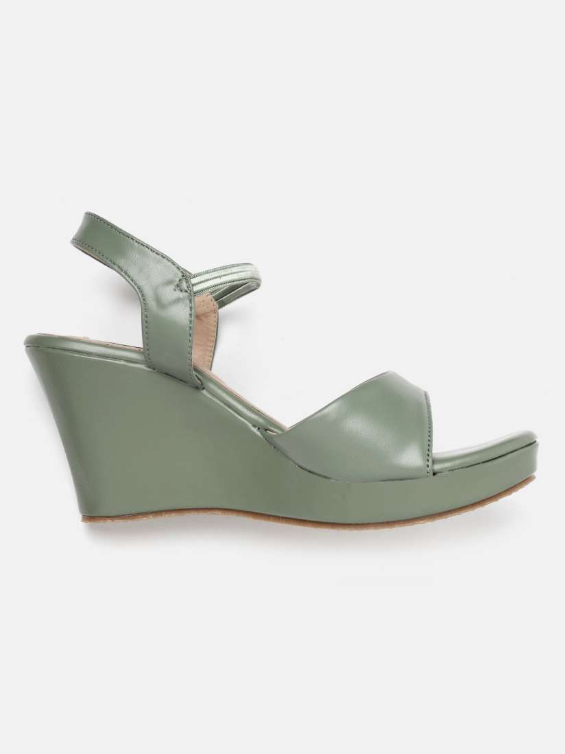 Sage green wedges online