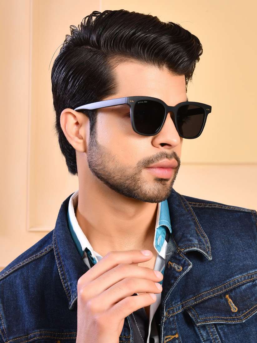 Dark square sunglasses cheap