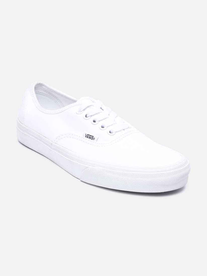 Solid white vans top