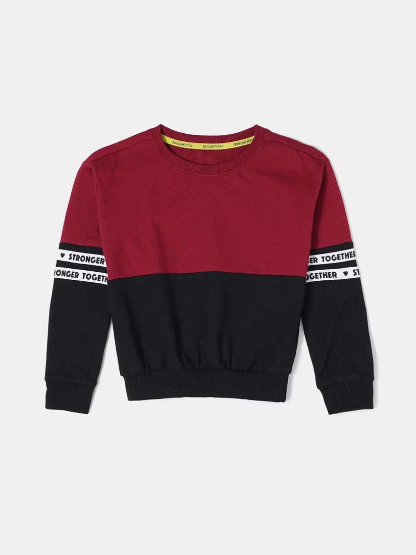Buy Jockey Girls Super Combed Cotton Relaxed Fit Round Neck Full Sleeve Sweatshirt AG66 Sweatshirts for Girls 17090790 Myntra