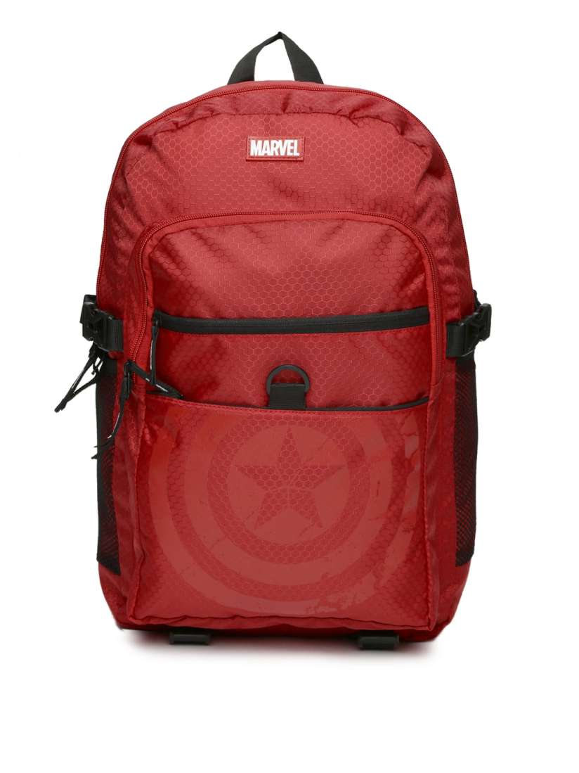 Buy Kook N Keech Marvel Unisex Red Captain America Shield Printed Backpack Backpacks for Unisex 1709727 Myntra