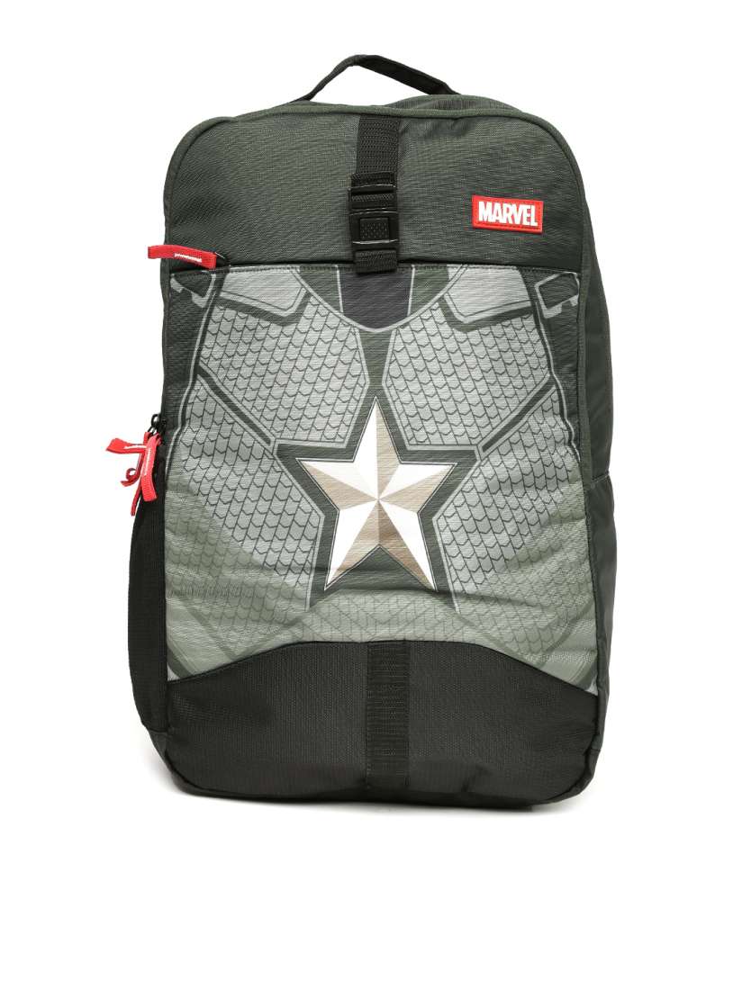 Buy Kook N Keech Marvel Unisex Grey Printed Captain America Backpack Backpacks for Unisex 1709733 Myntra