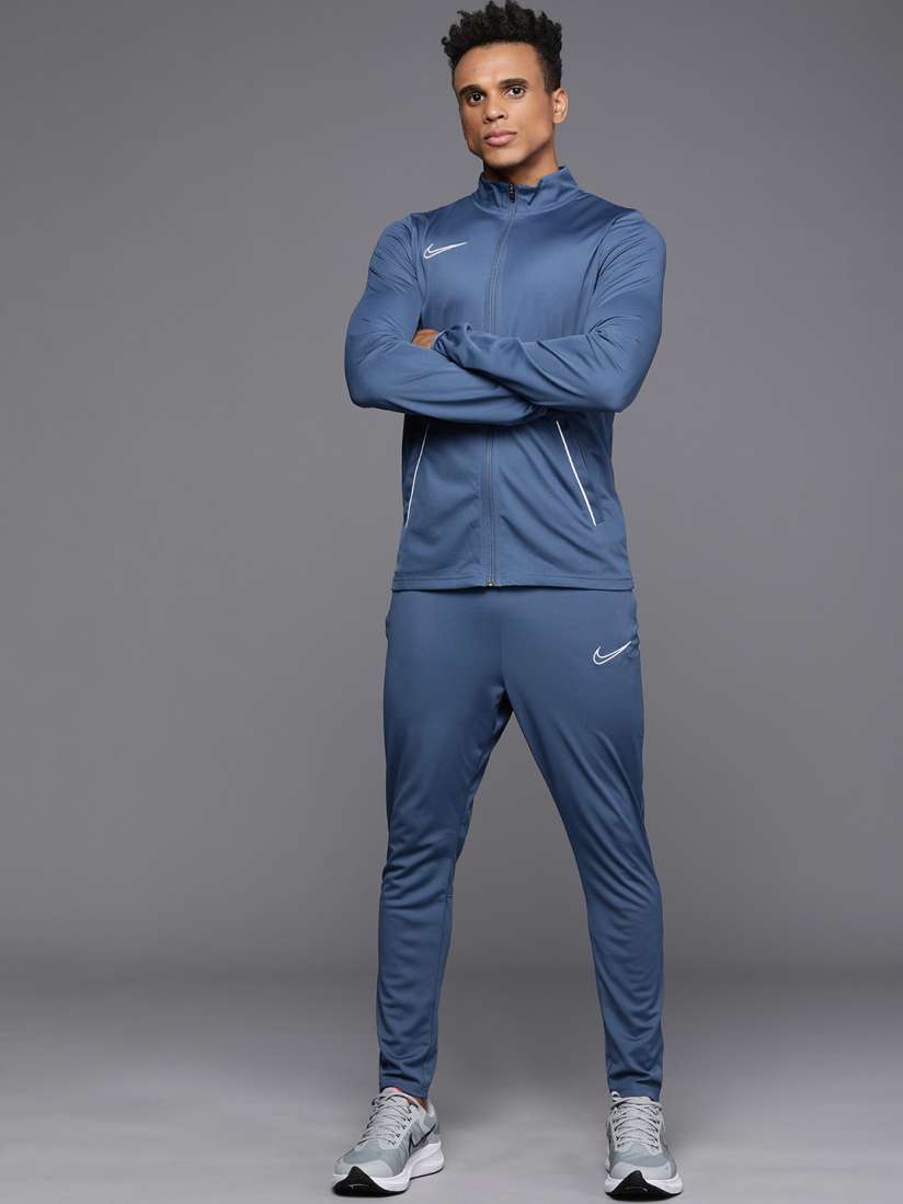 Buy Nike Men Blue Solid Dri FIT Academy Soccer Tracksuit Tracksuits for Men 17111774 Myntra
