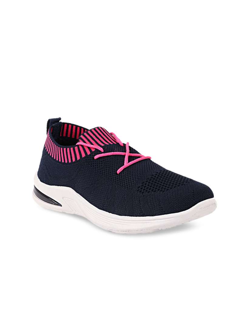 Navy blue and pink sneakers best sale