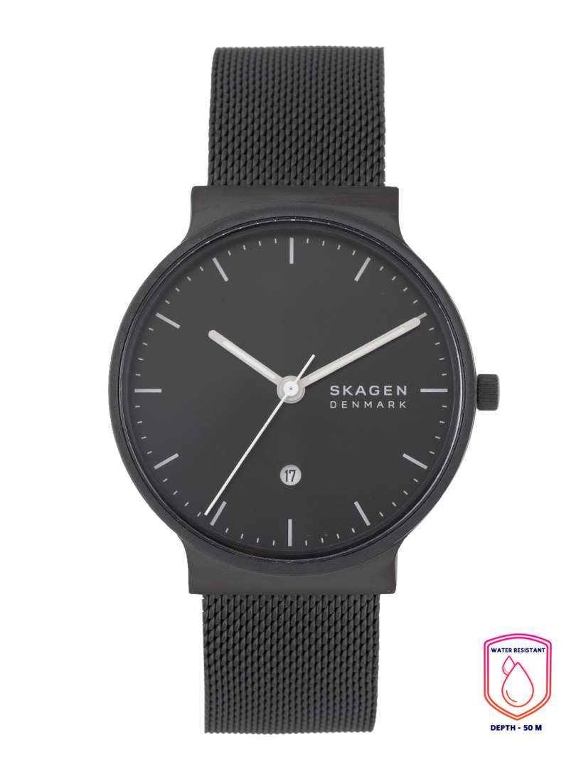 Buy SKAGEN Men Black Solid Ancher Analogue Watch SKW6778IT Black Watches for Men 17113432 Myntra