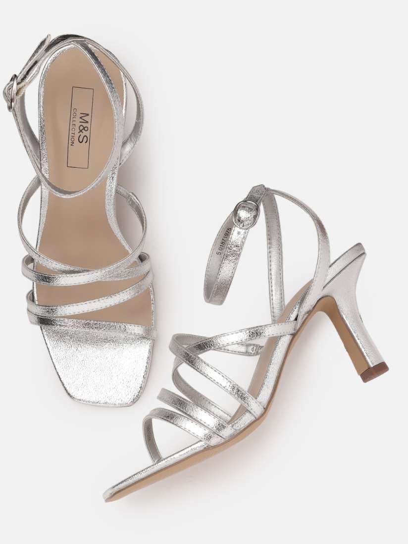 Marks and spencer white sandals hot sale