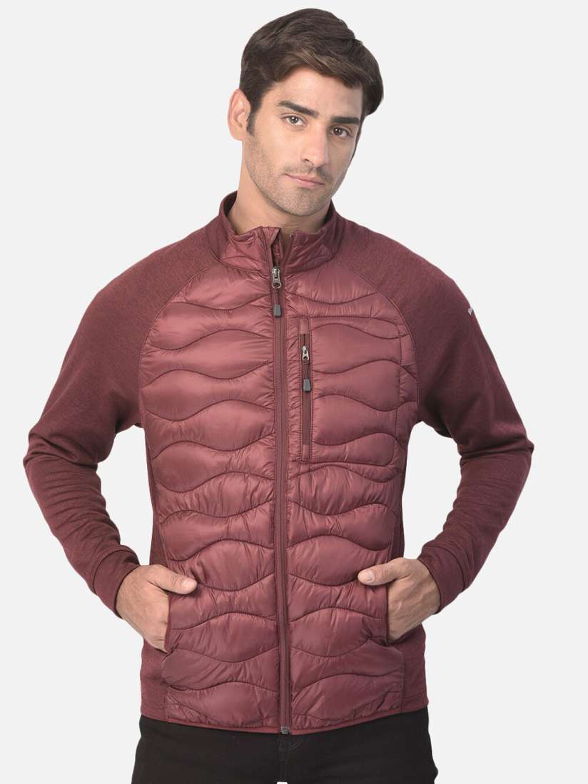 Woodland maroon jacket top