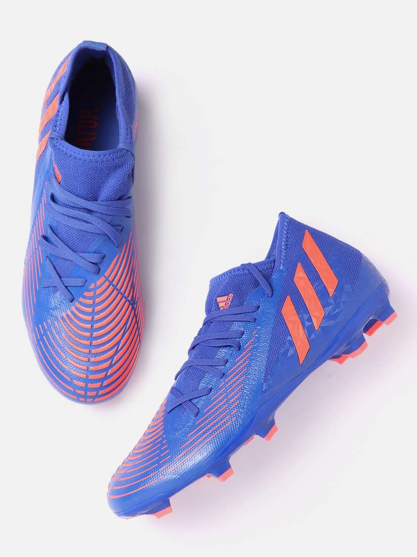Buy ADIDAS Unisex Blue Orange Striped Predator Edge.3 FG Sustainable Football Shoes Sports Shoes for Unisex 17146156 Myntra
