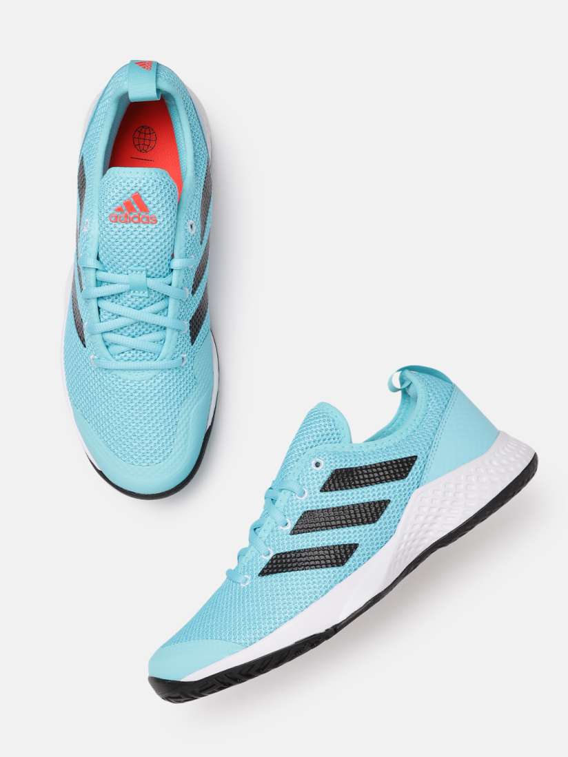 Buy ADIDAS Men Blue Black Woven Design Court Control Tennis Shoes Sports Shoes for Men 17146882 Myntra