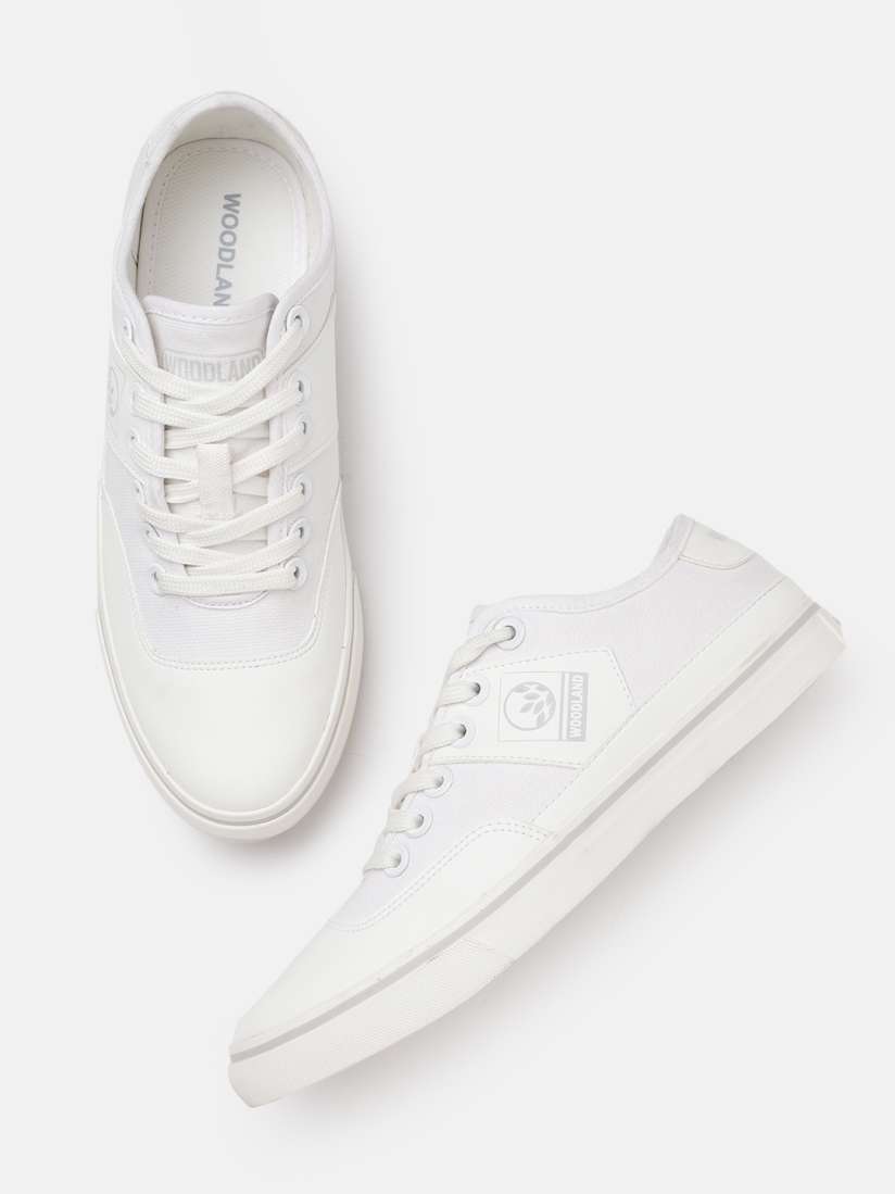 Buy Woodland Men White Solid Washable Sneakers Casual Shoes for Men 17147116 Myntra
