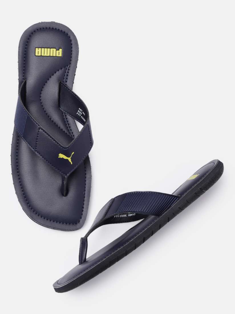 Buy Puma Men Navy Blue Caper V3 Thong Flip Flops Flip Flops for Men 17148198 Myntra