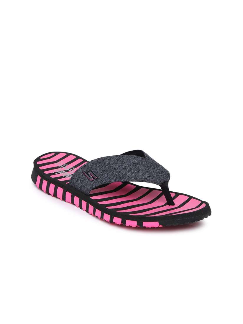 Buy Skechers Women Black Pink Go Flex Vitality Striped Flip Flops Flip Flops for Women 1715196 Myntra