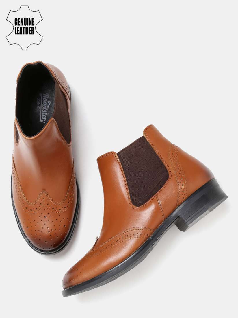 Roadster tan boots top