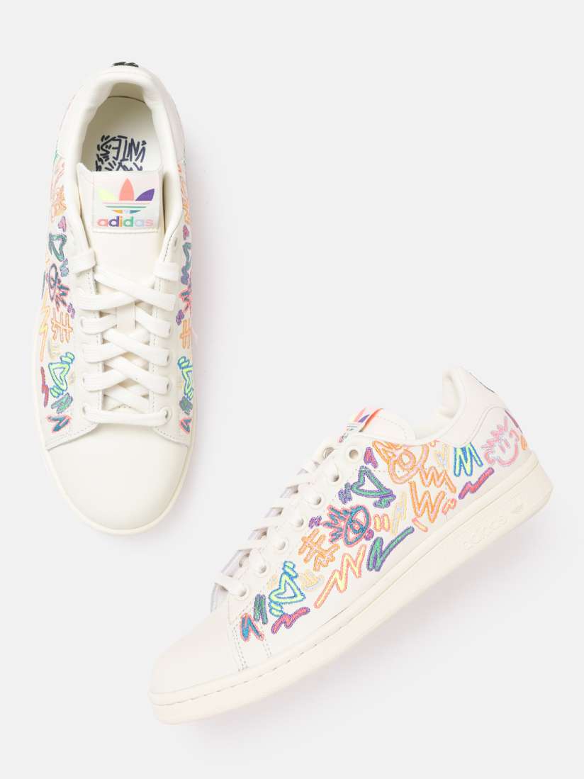 Adidas embroidered shoes top