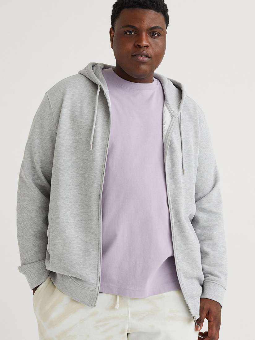 Grey hoodie h&m store