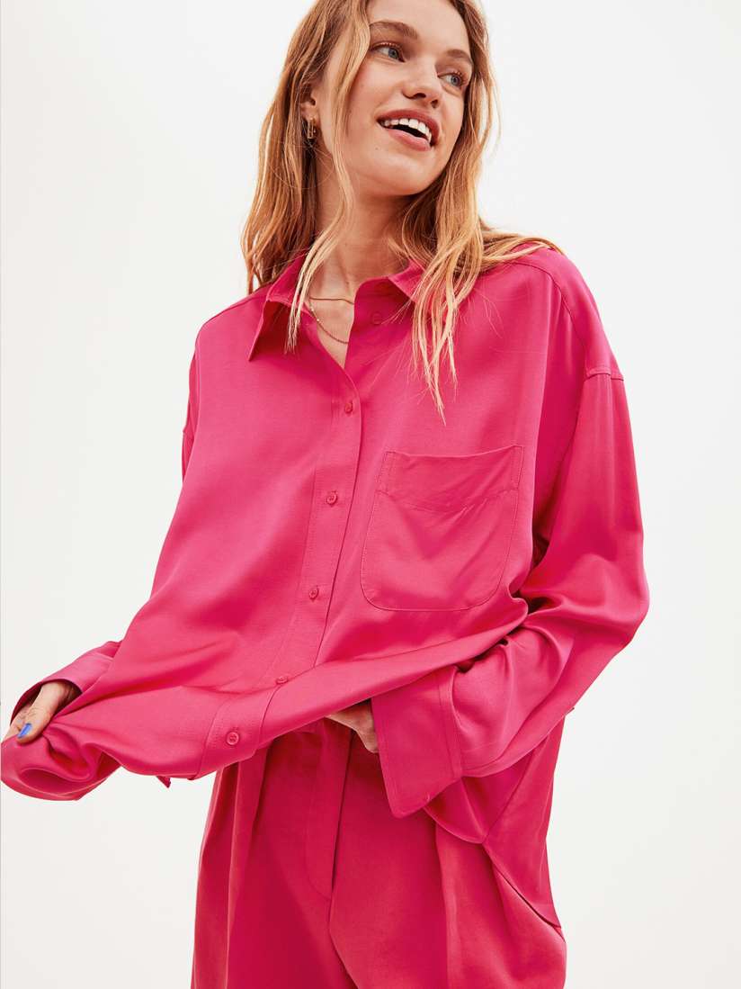 Satin blouse h&m on sale