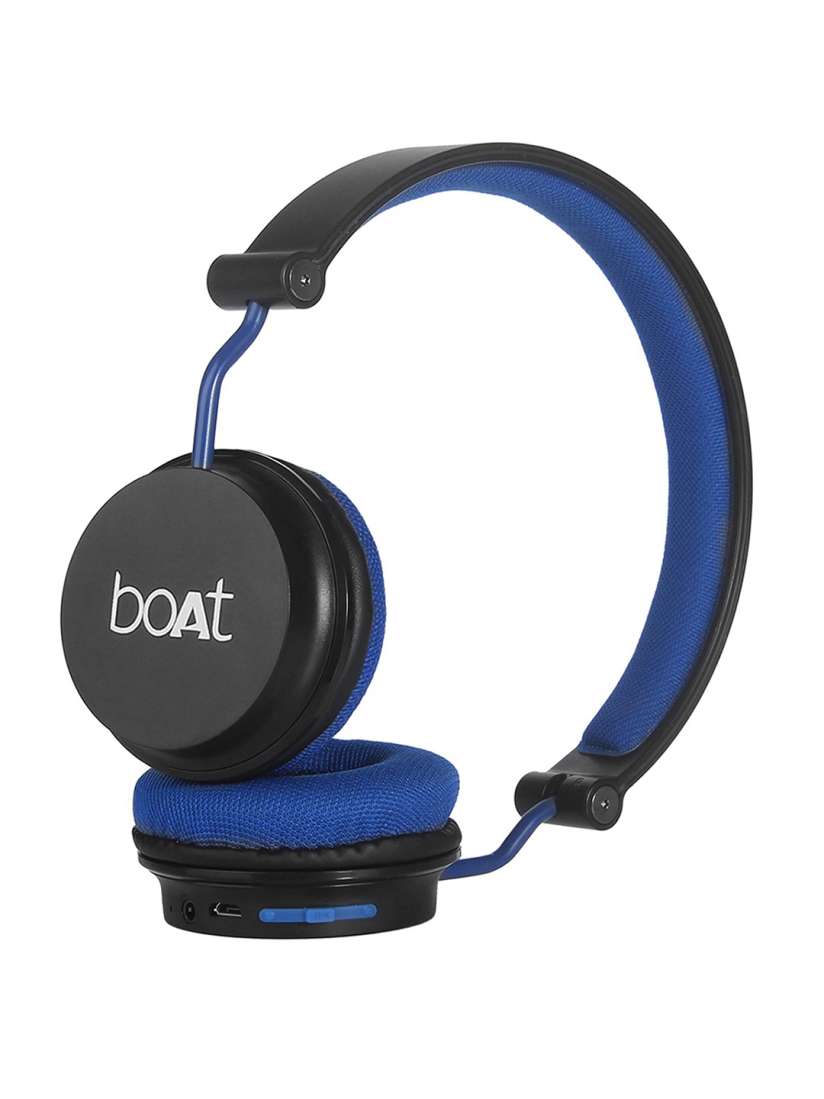 Buy BoAt Unisex Black Blue Rockerz 400 Wireless On Ear Bluetooth Headphones With Mic Headphones for Unisex 1715918 Myntra