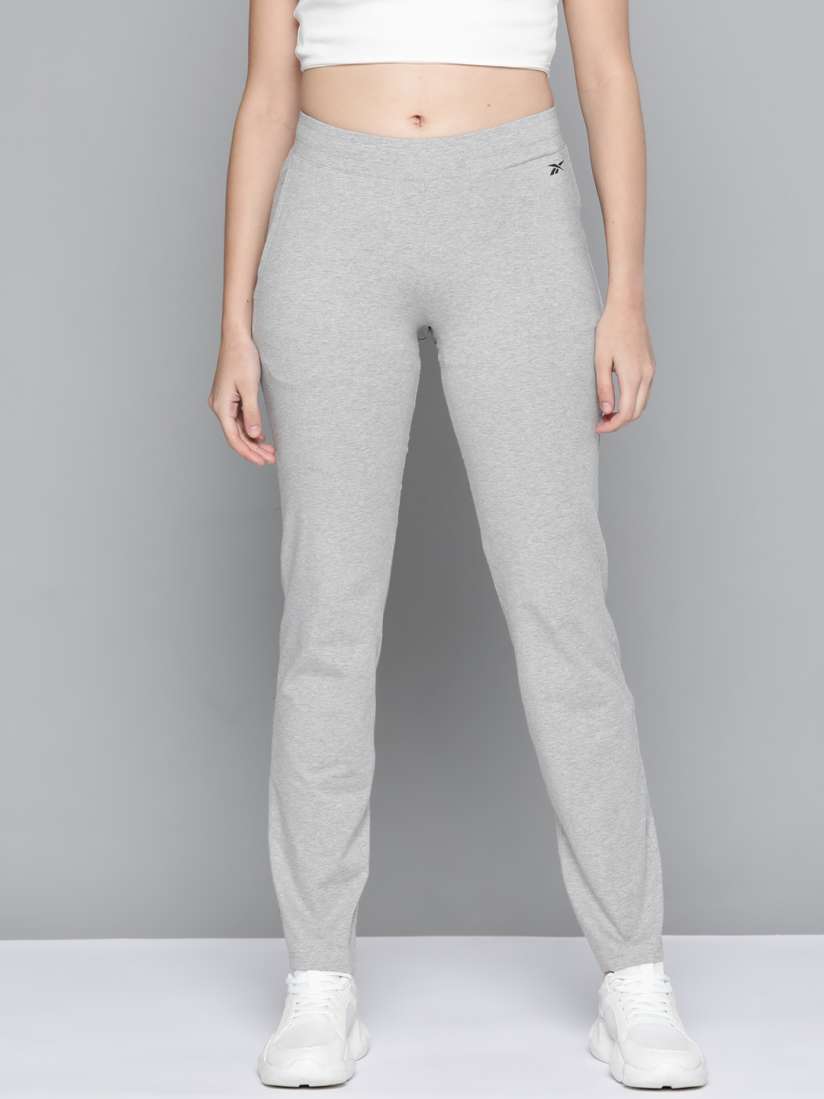 Reebok solid women's track pants shop