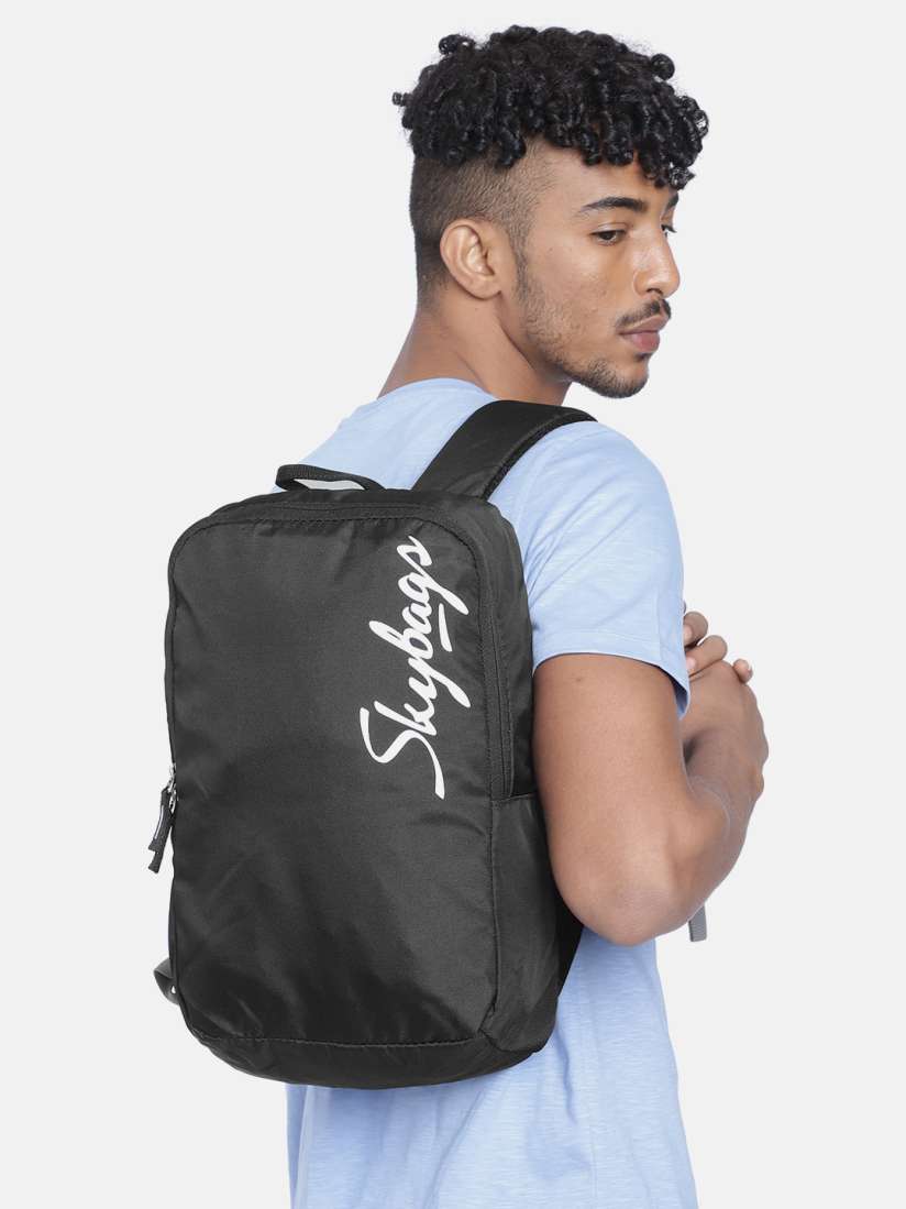 Buy Skybags Unisex Black Brand Logo Backpack Backpacks for Unisex 17168354 Myntra