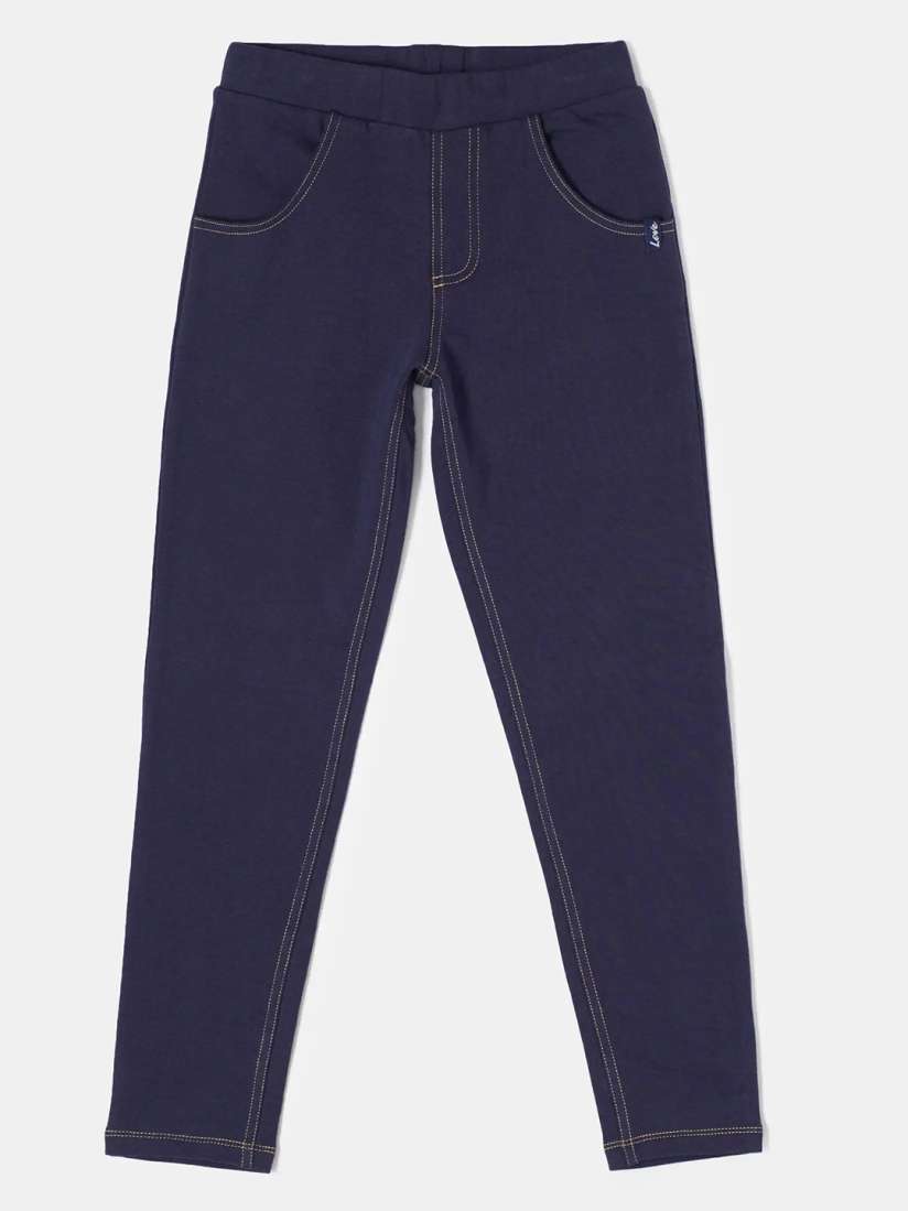 Buy Jockey Girls Super Combed Cotton French Terry Slim Fit Jeggings With Side Pockets UG22 Leggings for Girls 17173680 Myntra