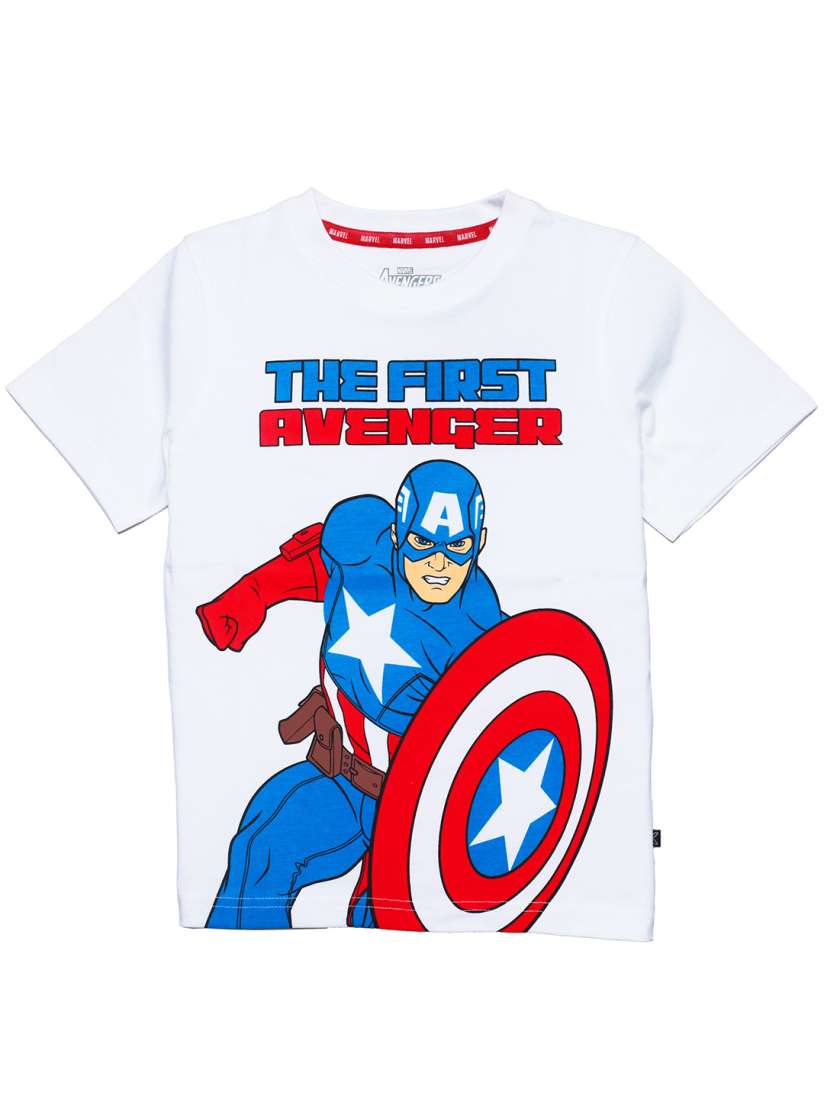 Captain america t shirt myntra cheap