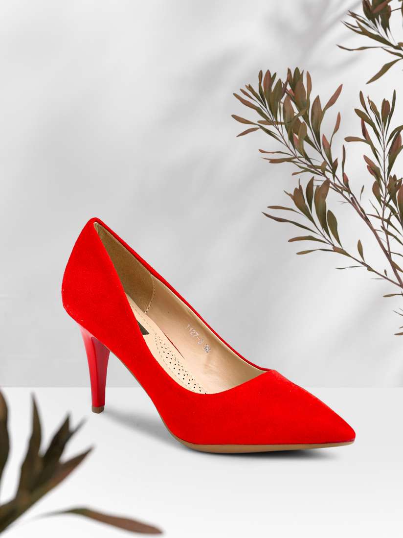 Red heels myntra hot sale