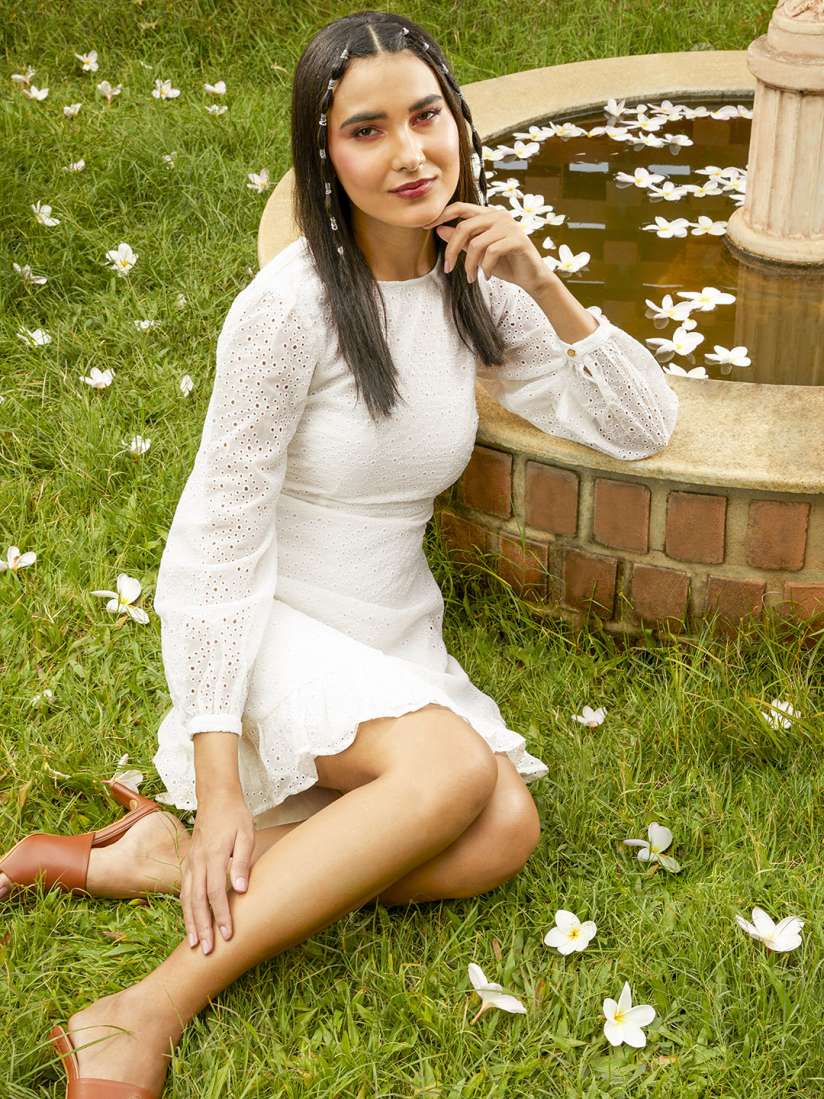 Marks and spencers white dress clearance